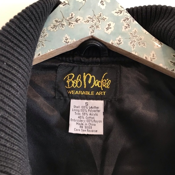 Bob Mackie | Embroidered Leather Jacket - Picture 7 of 7